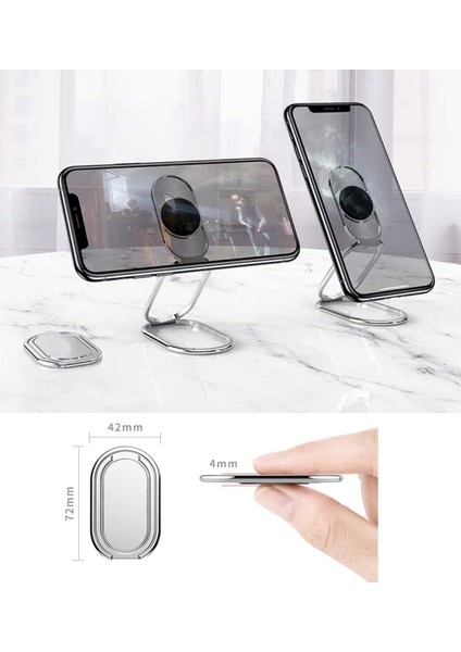 Telefon Zil Tutucu Cep Telefonu Tutucu Parmak Yüzük Manyetik Telefonlu Katlanabilir Cep Telefonu Standı Araba Havalandırma Için Araç Montaj Tutucu Akıllı Telefonlar Için Manyetik M (Yurt Dışından) modelleri