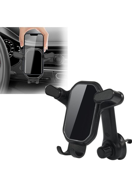 1 Adet Araba 2024 Yükseltme Yerçekimi Araç Telefonu Tutucu Montajı, Araba Havalandırma Telefonu Montajı, Asla Havalandırma Klipsini Engellemez, Ultra Kararlı Araba Cep Telefonu Tut (Yurt Dışından)