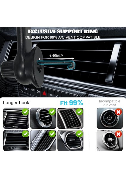 1 Adet Araba 2024 Yükseltme Yerçekimi Araç Telefonu Tutucu Montajı, Araba Havalandırma Telefonu Montajı, Asla Havalandırma Klipsini Engellemez, Ultra Kararlı Araba Cep Telefonu Tut (Yurt Dışından) fırsatları