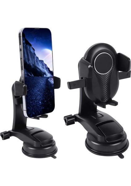 Dash Mount Telefon Tutucu, Siyah, iPhone 14/14 Pro/14 Pro Max, Samsung Galaxy S22/NOTE 20/A72/A52 5g, Huawei Google Oneplus ve Tüm Akıllı Telefonlarla Uyumlu (Yurt Dışından)