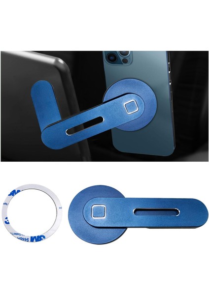 Araç Telefonu Montajı, 90 Derece Dönebilen Güçlü Mıknatıslı Manyetik Cep Telefonu Tutucusu, Katlanabilir Görünmez Akıllı Telefon Montajı, Tüm Telefonlar Için Evrensel Araç Içi Akse (Yurt Dışından)