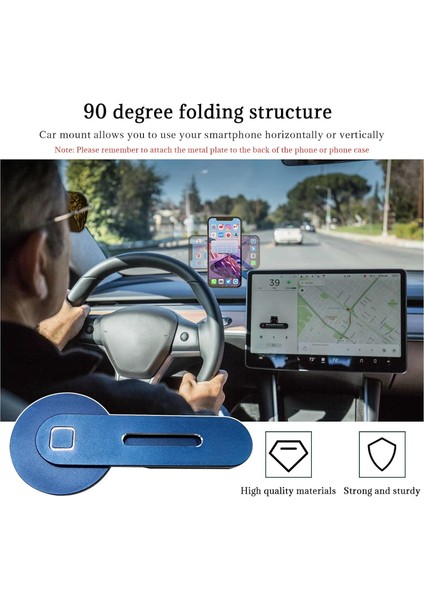 Araç Telefonu Montajı, 90 Derece Dönebilen Güçlü Mıknatıslı Manyetik Cep Telefonu Tutucusu, Katlanabilir Görünmez Akıllı Telefon Montajı, Tüm Telefonlar Için Evrensel Araç Içi Akse (Yurt Dışından) fırsatları