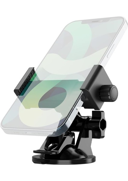 Ön Cam/pencere/gösterge Paneli Için Güçlü Telefon Emme Montajı, iPhone 15 Pro Max/14/13 Pro/plus/mini/samsung, Google, Lg, Pixel, Huawei, Xiaomi, Tüm Akıllı Telefonlarla Uyumlu Ara (Yurt Dışından)