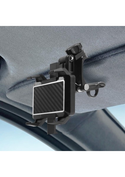 Araç Telefonu Tutucu Vizör Montajı, 1200 Derece Dönüş Araç Telefonu Tutucu Kontrol Paneli, Çoğu Kontrol Paneli ve Güneşlik Için Evrensel Araç Telefonu Tutucu, Araç Cep Telefonu Tut (Yurt Dışından)