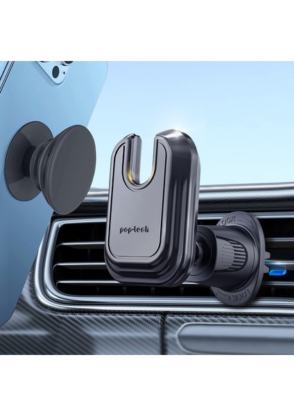 Soket Tutacağı Için Araç Havalandırma Telefon Bağlantısı, Magsafe Cüzdan Siyahı ve iPhone Samsung Kart Tutucu ile Uyumlu Havalandırma Klipsli Telefon Tutucu, Yapışkan Yapışkanlı Ce (Yurt Dışından)