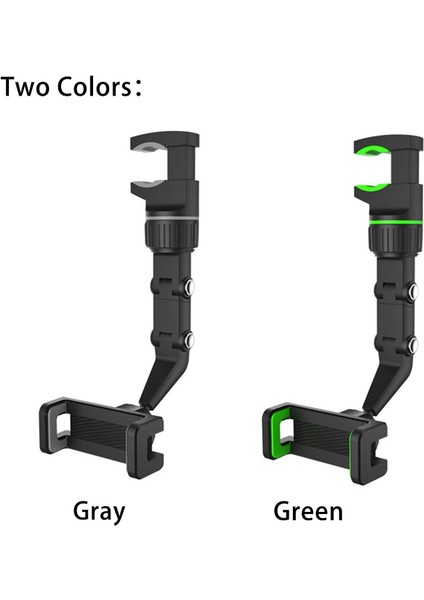 Rotatogrip Telefon Tutucu, 360° Araç Dikiz Aynası Montajlı Telefon ve Gps Tutucu, Yükseltilmiş Evrensel Dikiz Aynası Araç Cep Telefonu Tutucu, Çok Fonksiyonlu Dikiz Aynası Telefon (Yurt Dışından) fırsatları