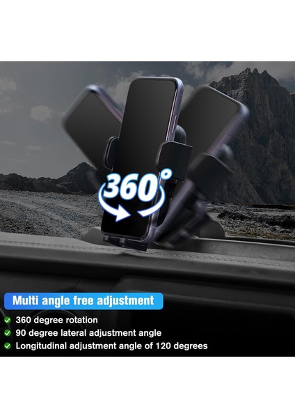 Saklama Kutulu Telefon Tutacağı Jeep Wrangler Jl ile Uyumlu, Telefon Montajı, Ön Panel Tepsisi Wrangler 2018-2023 Jl Jlu ve Gladiator Jt 2020+ ile Uyumlu Telefon Tutucu Aksesuarlar (Yurt Dışından)