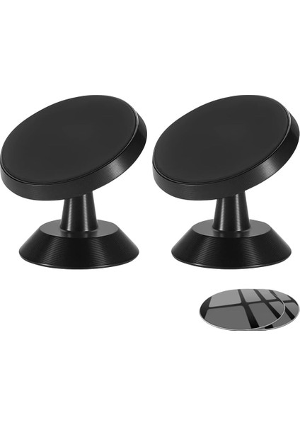 2pcs Manyetik Telefon Araç Montaj Aparatı, Kontrol Paneli Için Cep Telefonu Tutacağı, Süper Güçlü 4 Dahili Mıknatıs, 360° Dönme ve Güçlü Yapıştırıcı, Tüm Iphone, Samsung ve Daha Fa (Yurt Dışından)
