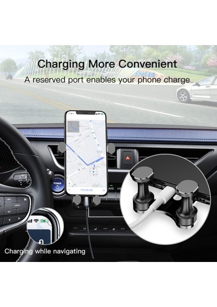 Araç Telefonu Tutucu Dağı 2022 Yükseltilmiş Yerçekimi Araç Telefonu Bağlantısı, Kontrol Paneli/hava Firar Cep Telefonu Tutucu, Tüm Akıllı Telefonlar ve Arabalarla Uyumlu (Yurt Dışından) modelleri