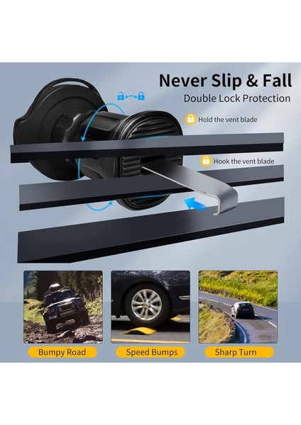 Araba Havalandırması Için Soket Telefon Montajı 360 Dönme Araba Havalandırması Telefon Montaj Tutucu Araç Sapları Soket Montajı Kullanıcıları Için Pano Standı iPhone Samsung Için U (Yurt Dışından) fiyatları