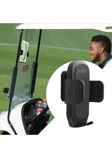Golf Arabası Manyetik Telefon Tutucu Montajı, Ultra Güçlü 6 * N52 Mıknatıslar Cep Telefonu Caddy, Ezgo Club Car Yamaha ile Uyumlu, Çoğu Akıllı Telefona Uygun, Kalın Kılıf Dostu (Yurt Dışından)