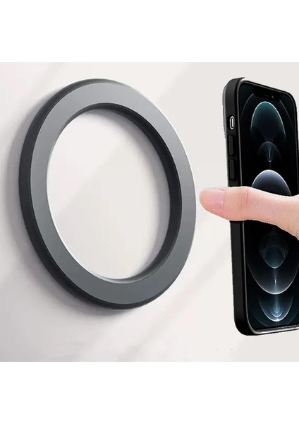 iPhone 15 14 13 12 Için Manyetik Halka Tutucu Mıknatıslı Duş Duvarına Montaj Cep Telefonu Tablet Tutucu Magsafe Kılıfı Manyetik Araç Aksesuarları Banyo Duvarı Için Telefon Standı ( (Yurt Dışından)
