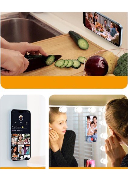 iPhone 15 14 13 12 Için Manyetik Halka Tutucu Mıknatıslı Duş Duvarına Montaj Cep Telefonu Tablet Tutucu Magsafe Kılıfı Manyetik Araç Aksesuarları Banyo Duvarı Için Telefon Standı ( (Yurt Dışından) indirimleri