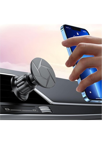 Araba Için Manyetik Telefon Tutucu, Evrensel Havalandırmalı Cep Telefonu Tutucu Bağlantısı, 360 Ayarlanabilir Manyetik Telefon Bağlantısı, Araba Aksesuarları Eller Serbest Havaland (Yurt Dışından)