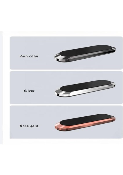 Nutech Manyetik Kontrol Paneli Mini Araç Montajlı Telefon Tutucu, Metal Plakalı, Iphone'lar Için Magsafe ile Uyumlu, Android - Gümüş Şerit (Yurt Dışından) fiyatları