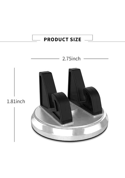 1 Pc Araç Kontrol Paneli Cep Telefonu Tutucu, 360° Dönen Üçgen Sabit Kaymaz Destek Navigasyon Tabanı, Kendinden Yapışkanlı Yardımcı Seyahat Aksesuarları, Çoğu Araba Modeli Için (Gü (Yurt Dışından) fiyatları