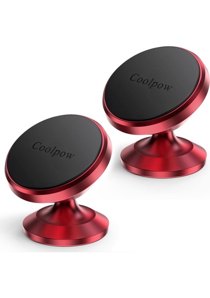 [2'li Paket] Araba Için Manyetik Telefon Tutucu, [güçlü Mıknatıs] Araba Için Manyetik Telefon Montajı [4 Metal Plaka] Cep Telefonu Için iPhone Manyetik Araç Montajı [360° Dönüş] Ev (Yurt Dışından)