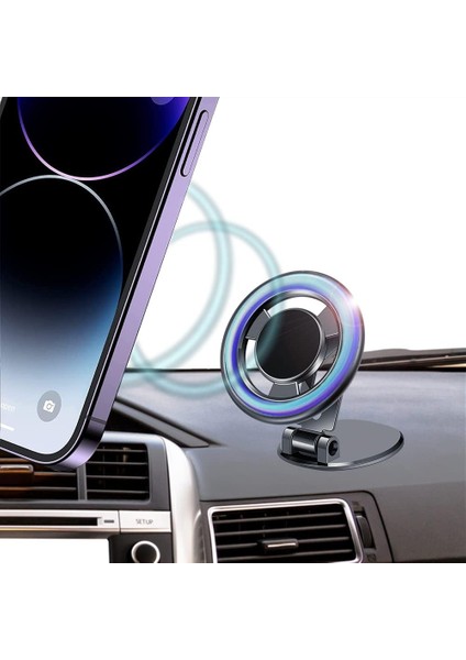 Araba Için Manyetik Telefon Tutucu [42 En Güçlü Mıknatıs] Gösterge Paneli Araç Montajı, Araba Dash Fit Için Tamamen Metal Telefon Montajı iPhone 14 13 12 Pro Max Plus Tüm Mobil (Ma (Yurt Dışından)