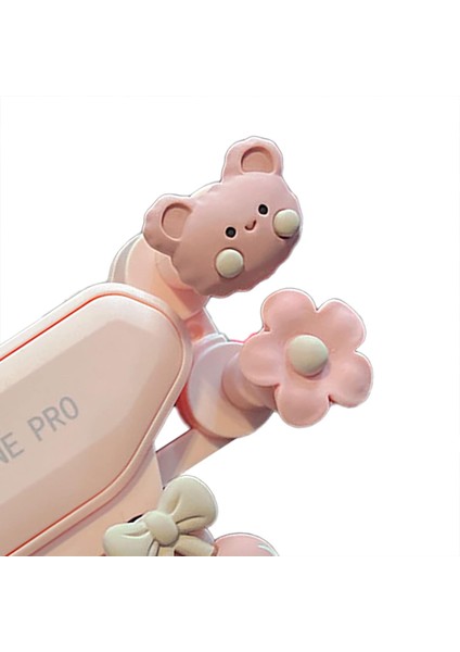 Araç Telefonu Braketi, Sevimli Telefon Montajı Darbeye Dayanıklı Düşük Gürültü Esnek Rahat Dokunmatik Evrensel Navigasyon Telefon Tutucu Ios 4 Ila 7in Için Fit (Pembe Sevimli Ayı) (Yurt Dışından) fırsatları