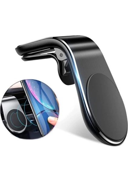 Araba Için Manyetik Telefon Tutucu, Manyetik Metal Plakalı Araç Telefonu Tutucu Havalandırmaya Güvenli Klipsler, Araba Için Evrensel Manyetik Telefon Montajı, Araba Aksesuarları, K (Yurt Dışından)