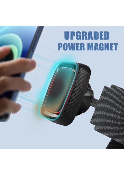 Toyota Camry Için Araç Telefonu Tutucu Camry 2021 ile Uyumlu Güçlü Mıknatıs Karbon Fiber Araba Cep Telefonu Kontrol Paneline Montajlı Hava Firar Iphone, Samsung ve Diğer Akıllı Tel (Yurt Dışından) fırsatları