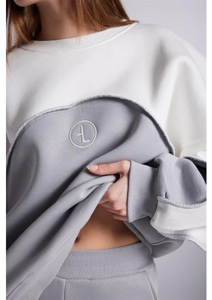 Nola Sweatshirt Gri modelleri