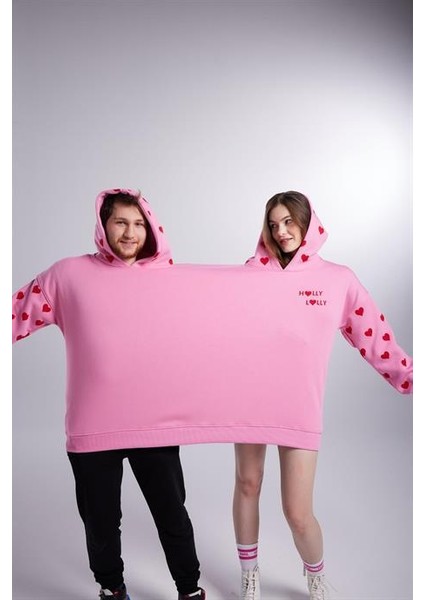 Lovebombing Sweatshirt Pembe modelleri