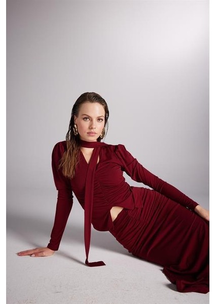 Serre Bluz Bordo modelleri