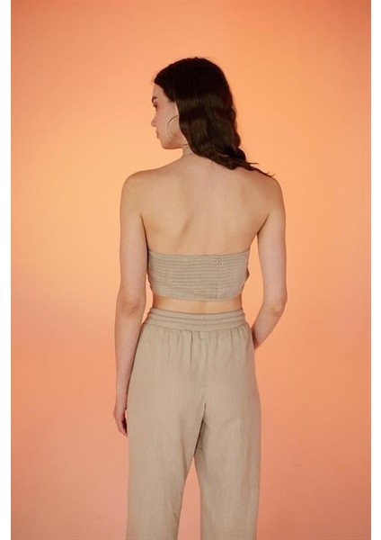 Rise Aksesuarlı Bluz Bej indirimleri