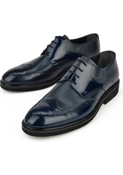 Ziya, Erkek Deri Ayakkabı 141145Z625 Lacivert indirimleri