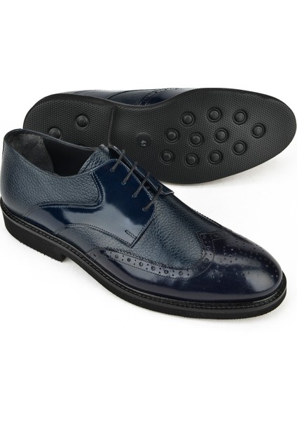 Ziya, Erkek Deri Ayakkabı 141145Z625 Lacivert fırsatları