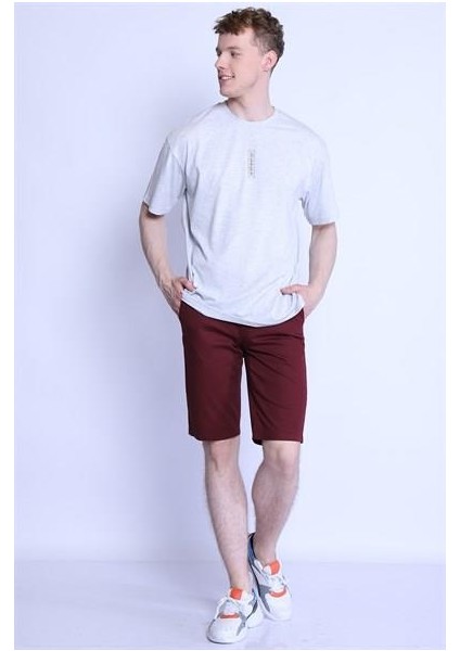Erkek Sort Burgundy