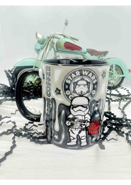 Mugs And Love Star Wars 3D Baskı Büyük Boy Kupa