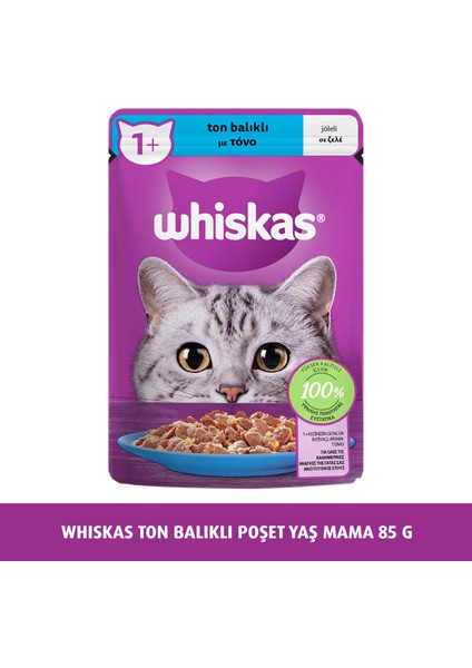 Ton Balıklı Poşet Mama 85 gr