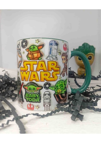 Star Wars2 3D Baskı Büyük Boy Kupa