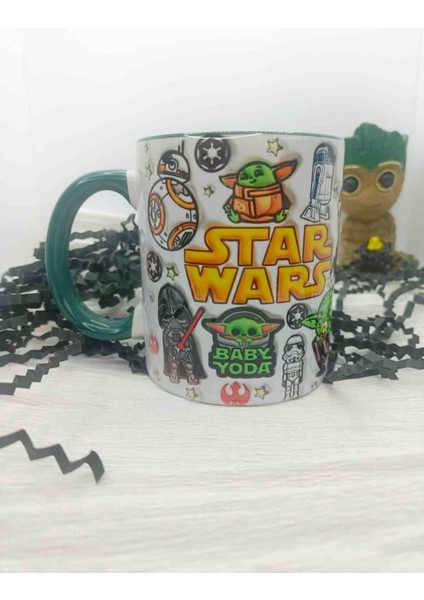 Star Wars2 3D Baskı Büyük Boy Kupa