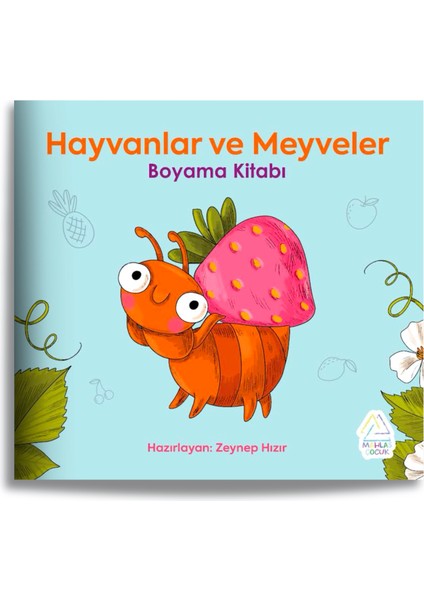 Çocuklar İçin Mandala Bitkiler - Hayvanlar - Hayvanlar ve Meyveler 3 Kitap - Zeynep Hızır