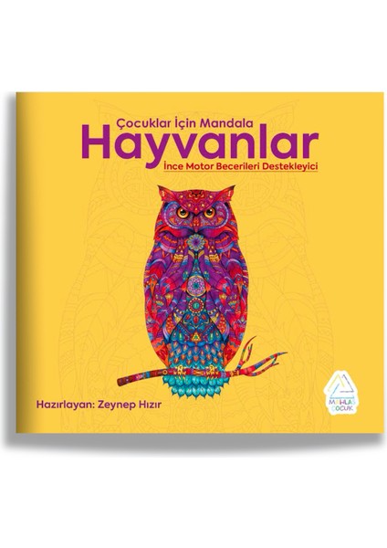 Çocuklar İçin Mandala Bitkiler - Hayvanlar - Hayvanlar ve Meyveler 3 Kitap - Zeynep Hızır