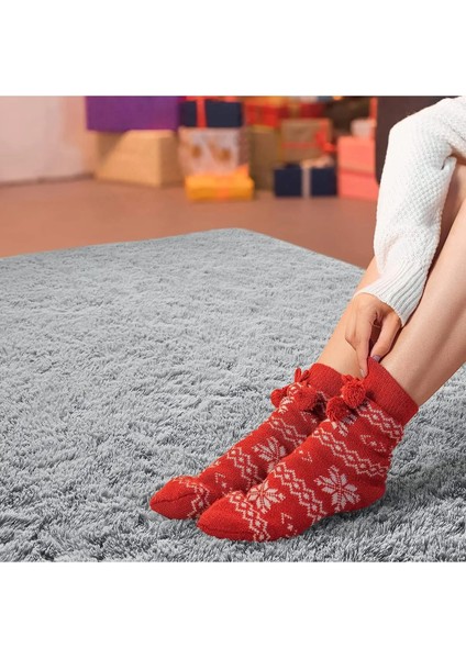 Gri Yıkanabilir Yolluk Kaymaz Taban Uzun Tüylü Yumuşak Halı Kaymaz Tüylenmez fiyatları