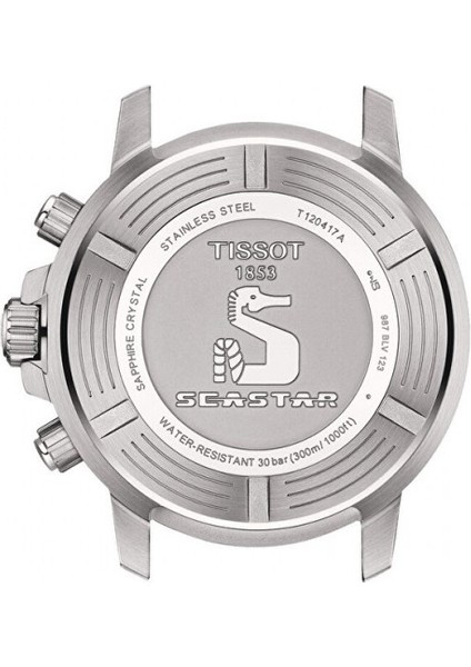 Seastar 1000 Quartz Metal Kordonlu T1204171109101 Erkek Kol Saati modelleri
