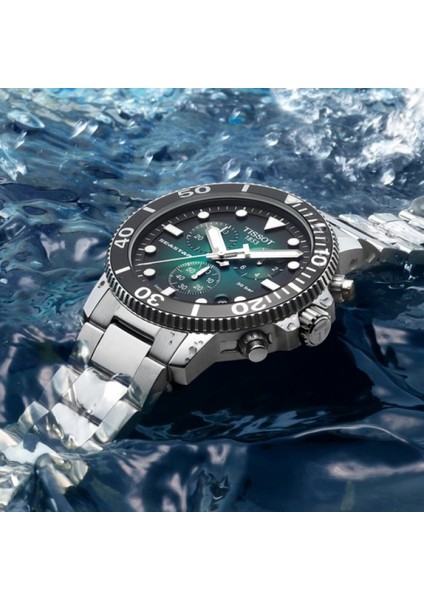 Seastar 1000 Quartz Metal Kordonlu T1204171109101 Erkek Kol Saati fırsatları