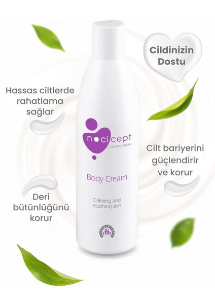 Body Cream 300 ml / Hassas Vücut Bakımında Nemlendirici ve Yatıştırıcı Krem