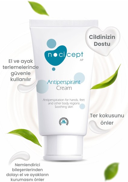 AP Antiperspirant Cream 75ml / El ve Ayak Terlemelerine Karşı ve Krem