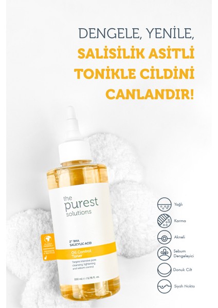 The Purest Solutions Yağlı ve Karma Ciltler Için Arındırıcı ve Sebum Dengeleyici Cilt Bakım Seti