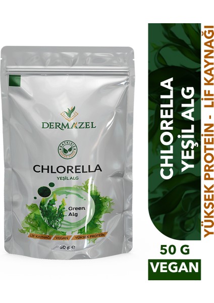 Organik Chlorella Tozu Katkısız 50 gr