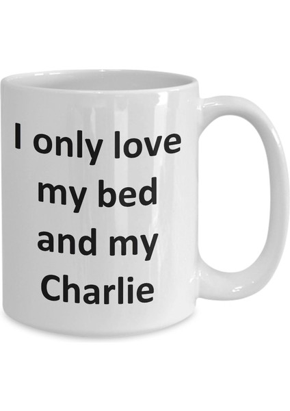 Esprili Charlie Kupa - Kupa Bardak Charlie Kedi Kahve Fincanı - Ingilizce Kupa Bardak