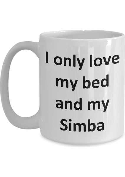Esprili Simba Kupa - Kupa Bardak Simba Kedi Kahve Fincanı - Ingilizce Kupa Bardak modelleri