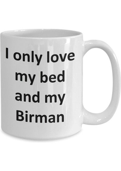 Esprili Birman Kupa - Kupa Bardak Birman Kedisi Kahve Fincanı - Ingilizce Kahve Kupası