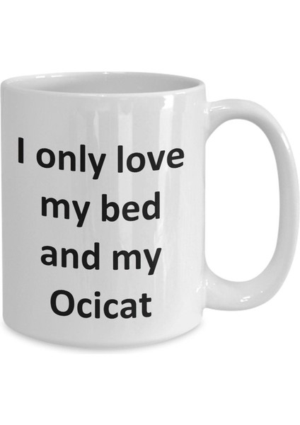 Esprili Ocicat Kupa - Kupa Bardak Ocicat Kedi Kahve Fincanı - Ingilizce Kupa Bardak