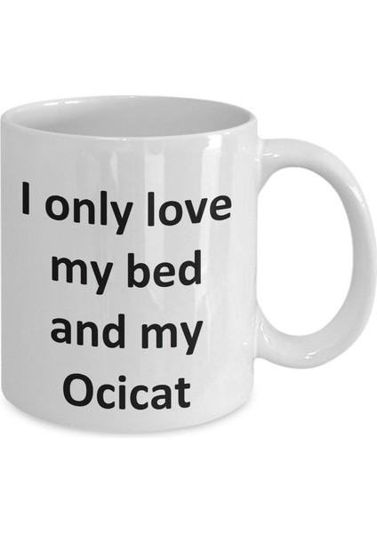 Esprili Ocicat Kupa - Kupa Bardak Ocicat Kedi Kahve Fincanı - Ingilizce Kupa Bardak fiyatları